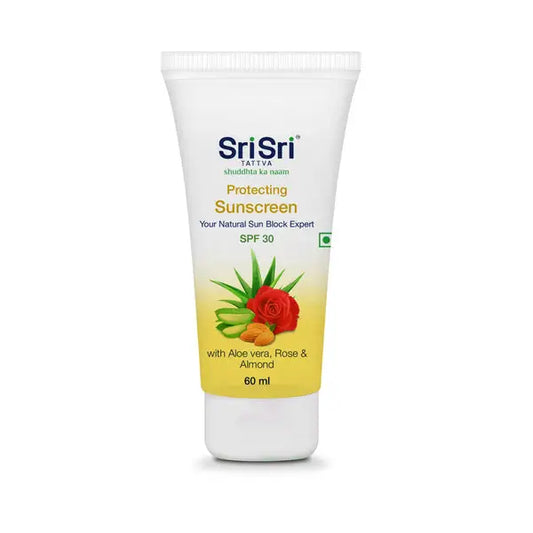 Protecting Sunscreen Cream - Natural Sun Block Expert 60ml | Sri Sri Tattva - Skin care
