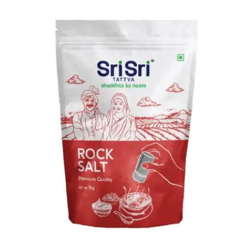Rock Salt - Premium Quality 1kg | Sri Sri Tattva - Grocery