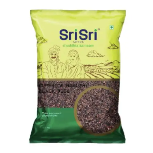 Superior Healthy Black Rice 1kg | Sri Sri Tattva - Grocery