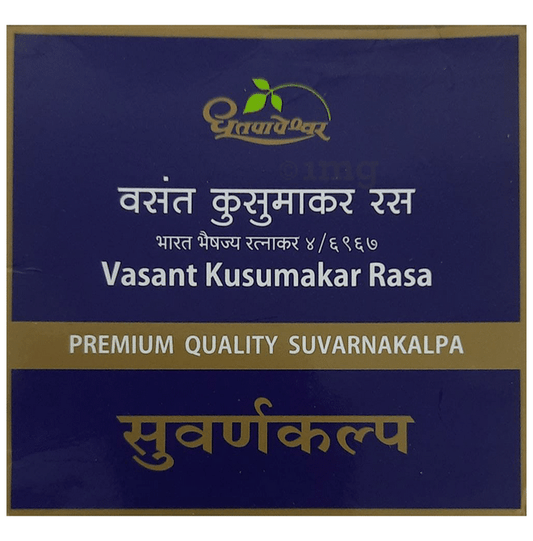 Vasant Kusumakar Rasa Tablet 30Nos | Shree Dhootpapeshwar