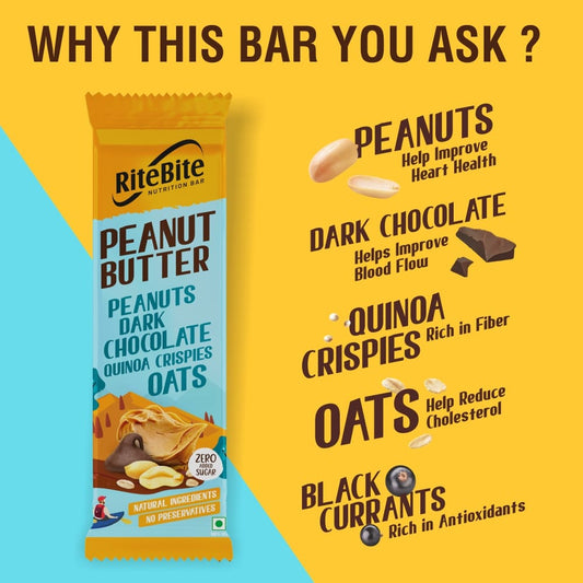 Peanut Butter Bar - Pack of 1 | RiteBite