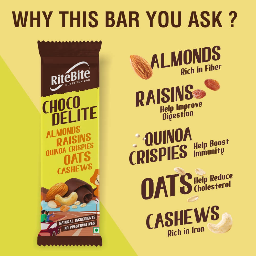 Choco Delite Bar - Pack of 1| RiteBite