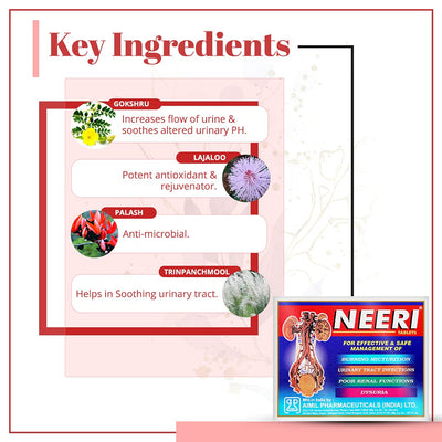 Neeri by Aimil Pharmaceuticals India Ltd - 30 tablets