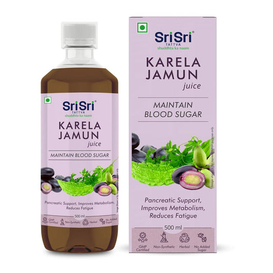 Karela Jamun Juice, 500ml By Sri Sri Tattva