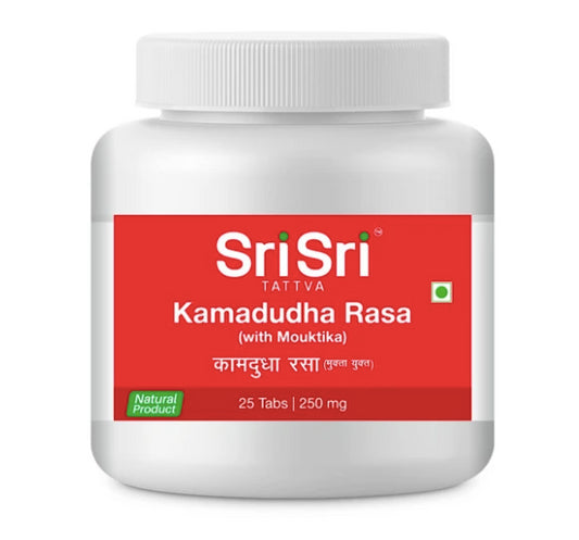 Kamadudha Rasa - Gastritis & Hyperacidity disorders, 25 Tabs | 250mg