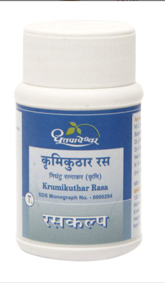 Krumikuthar Rasa 60Tab | Shree Dhootpapeshwar