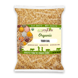 Toor Dal Split without skin 500gm by Ecomytra Organics