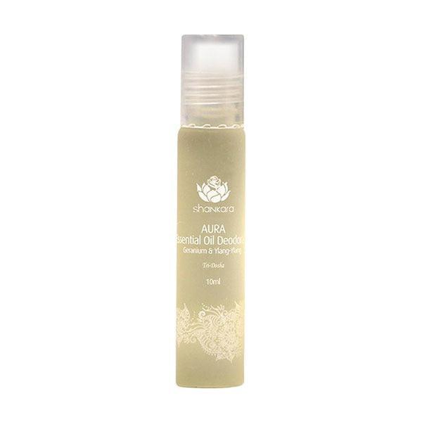 Aura Essential Oil Deodorant - Geranium & Ylang Ylang 10ML | Shankara