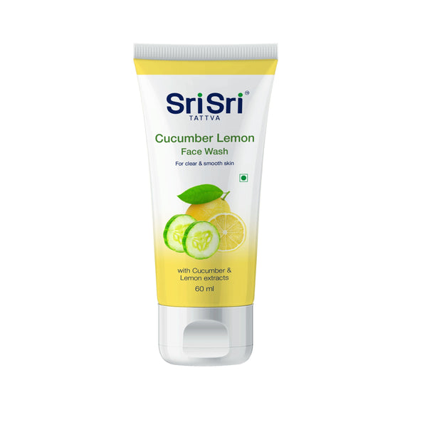 Cucumber & Lemon Face Wash - For Clear & Smooth Skin, 60ml