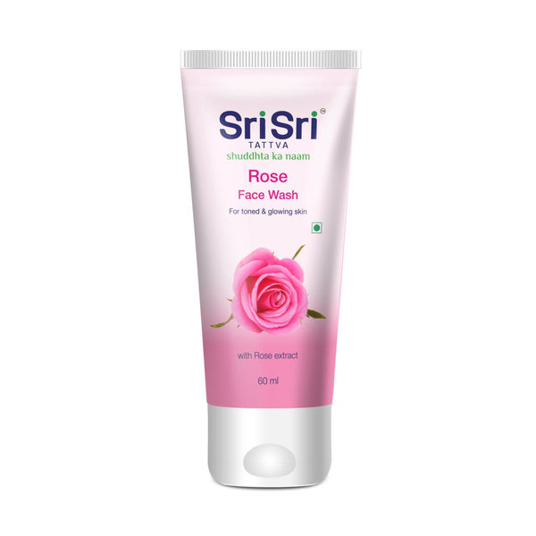 Rose Face Wash - For Toned & Glowing Skin, 60ml