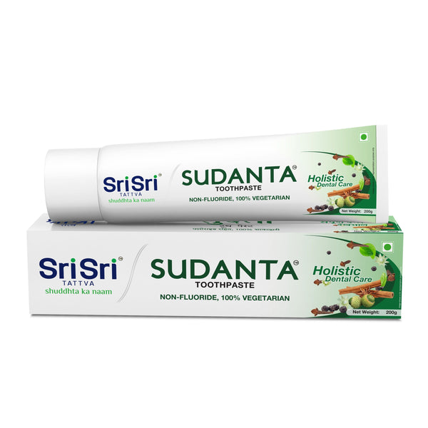Sudanta Toothpaste, 200g - Non - Fluoride - 100% Vegetarian,